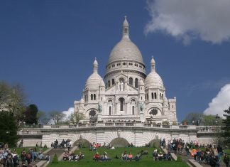 Du lịch Pháp: Vương Cung Thánh Đường Sacre Coeur đẹp lộng lẫy