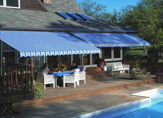 Những kiểu mái hiên di động trước nhà đẹp không thể rời mắt mai hien di dong