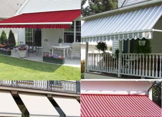 Mái xếp, Mái hiên di động sử dụng dễ dàng